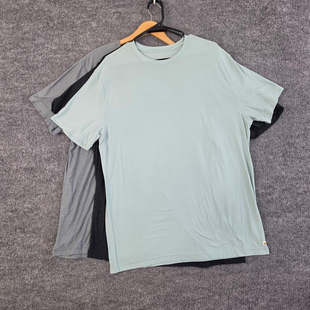 Vuori Shirt Men XL Strato Tech Perfomance Tee Lot Of 3 Multi Athletic Running